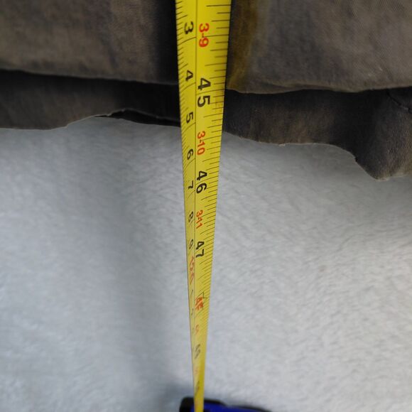 Rainforest Jacket Mens L Brown Long Down Winter Chore Coat Zip Button Liner VTG - Picture 7 of 14